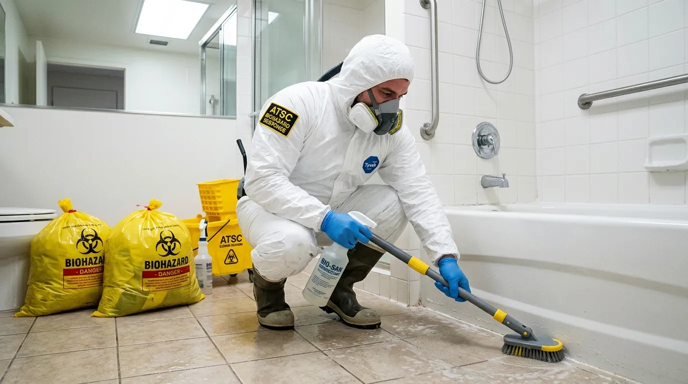 Decontamination equipment deployed for Blood Cleanup in Old Tappan